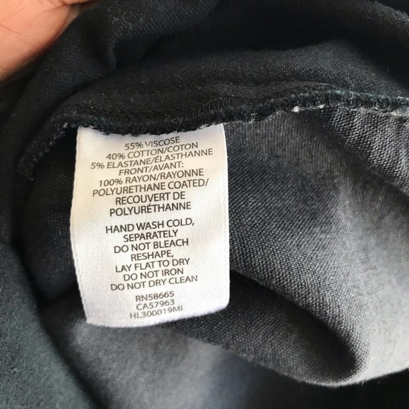 Trouve Faux Leather Front Panel Leggings Black Sml - Picture 11 of 16